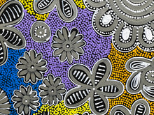 Load image into Gallery viewer, &quot;Desert Wildflowers&quot; Bernadine Johnson Kemarre 151cm x 91cm
