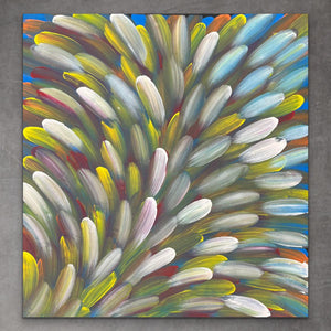 "Bush Medicine Leaves" Esther Haywood Petyarre 89cm x 94cm