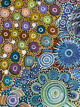 Load image into Gallery viewer, &quot;Bush Flower&quot; Bernadine Johnson Kemarre 98cm x 148cm
