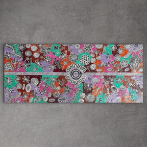 "Bush Flowers" Bernadine Johnson Kemarre 200cm x 87cm