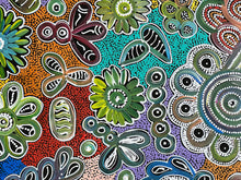 Load image into Gallery viewer, &quot;Bush Flower&quot; Bernadine Johnson Kemarre 89cm x 72cm
