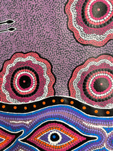 Load image into Gallery viewer, &quot;Warlukurlangu Jukurrpa&quot; (Fire Dreaming) Vivienne Nakamarra Kelly 95cm x 93cm
