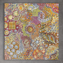 Load image into Gallery viewer, &quot;My Country (Utopia)&quot; Janet Golder Kngwarreye 95cm x 91cm
