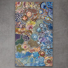 Load image into Gallery viewer, &quot;My Country (Utopia)&quot; Janet Golder Kngwarreye 88cm x 149cm
