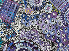 Load image into Gallery viewer, &quot;My Country (Utopia)&quot; Janet Golder Kngwarreye 112cm x 77cm
