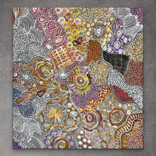 Load image into Gallery viewer, &quot;My Country (Utopia)&quot; Janet Golder Kngwarreye 86cm x 97cm
