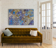 Load image into Gallery viewer, &quot;My Country (Utopia)&quot; Janet Golder Kngwarreye 147cm x 95cm
