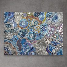 Load image into Gallery viewer, &quot;My Country (Utopia)&quot; Janet Golder Kngwarreye 118cm x 89cm
