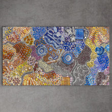 Load image into Gallery viewer, &quot;My Country (Utopia)&quot; Janet Golder Kngwarreye 149cm x 81cm
