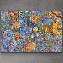 Load image into Gallery viewer, &quot;My Country (Utopia)&quot; Janet Golder Kngwarreye 112cm x 78cm
