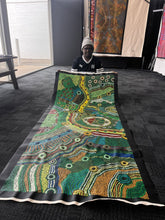 Load image into Gallery viewer, "Minyma Kutjara" original Aboriginal painting by Cassyanne Woods, 200cm x 83cm - authentic Indigenous Australian artwork
