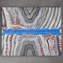 Load image into Gallery viewer, &quot;Mina Mina Dreaming Jukurrpa&quot; Alice Granites Napanangka 95cm x 118cm
