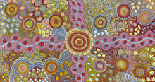 Load image into Gallery viewer, &quot;Budgerigar Dreaming &amp; Bush Tucker Story&quot; Julieanne Nungurrayi Turner 141cm x 77cm
