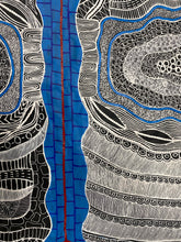 Load image into Gallery viewer, &quot;Mina Mina Dreaming Jukurrpa&quot; Alice Granites Napanangka 79cm x 116cm
