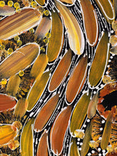 Load image into Gallery viewer, &quot;Yam Dreaming&quot; Rachael Nambula 42cm x 90cm
