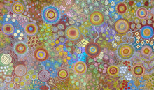 Load image into Gallery viewer, &quot;Budgerigar Dreaming &amp; Bush Tucker Story&quot; Julieanne Nungurrayi Turner 197cm x 115cm
