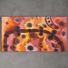 Load image into Gallery viewer, "Minyma Malilu" original Aboriginal painting by Teresa Baker Tunkin, 198cm x 106cm - authentic Indigenous Australian artwork
