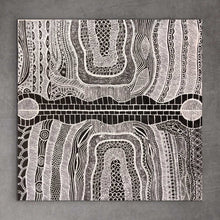 Load image into Gallery viewer, &quot;Mina Mina Dreaming Jukurrpa&quot; Alice Granites Napanangka 75cm x 74cm
