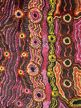 Load image into Gallery viewer, &quot;Rainbow Snake and Waterhole&quot; Debra Umala 178cm x 88cm
