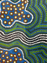 Load image into Gallery viewer, &quot;Ngurlu Dreaming (Native Seeds)&quot; Risharna Dickson 44cm x 90cm *
