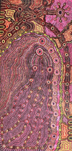 Load image into Gallery viewer, &quot;Rainbow Snake and Waterhole&quot; Debra Umala 178cm x 88cm
