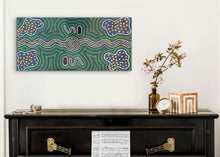 Load image into Gallery viewer, &quot;Ngurlu Dreaming (Native Seeds)&quot; Risharna Dickson 44cm x 90cm *
