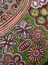 Load image into Gallery viewer, &quot;Bush Flower&quot; Bernadine Johnson Kemarre 203cm x 88cm
