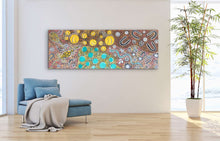 Load image into Gallery viewer, &quot;Bush Tucker&quot; Tansy Martin 197cm x 72cm
