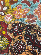 Load image into Gallery viewer, &quot;Bush Flower&quot; Bernadine Johnson Kemarre 203cm x 88cm
