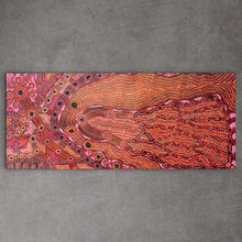 Load image into Gallery viewer, &quot;Rainbow Serpent (Wanampi)&quot; Debra Umala 204cm x 88cm
