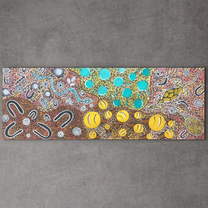 "Bush Tucker" Tansy Martin 197cm x 72cm