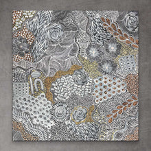 Load image into Gallery viewer, &quot;My Country (Utopia)&quot; Janet Golder Kngwarreye 93cm x 89cm
