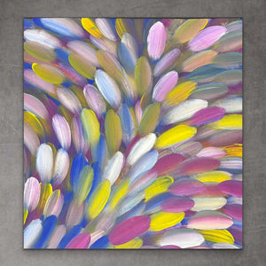 "Medicine Leaves" Esther Haywood Petyarre 96cm x 99cm