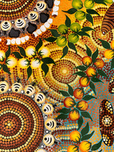 Load image into Gallery viewer, &quot;Bush Tucker&quot; Katrina Williams 128cm x 111cm
