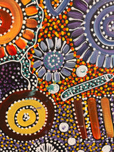 Load image into Gallery viewer, &quot;My Country (Utopia)&quot; Janet Golder Kngwarreye 112cm x 78cm
