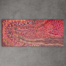 Load image into Gallery viewer, &quot;Rainbow Serpent (Wanampi)&quot; Debra Umala 201cm x 87cm
