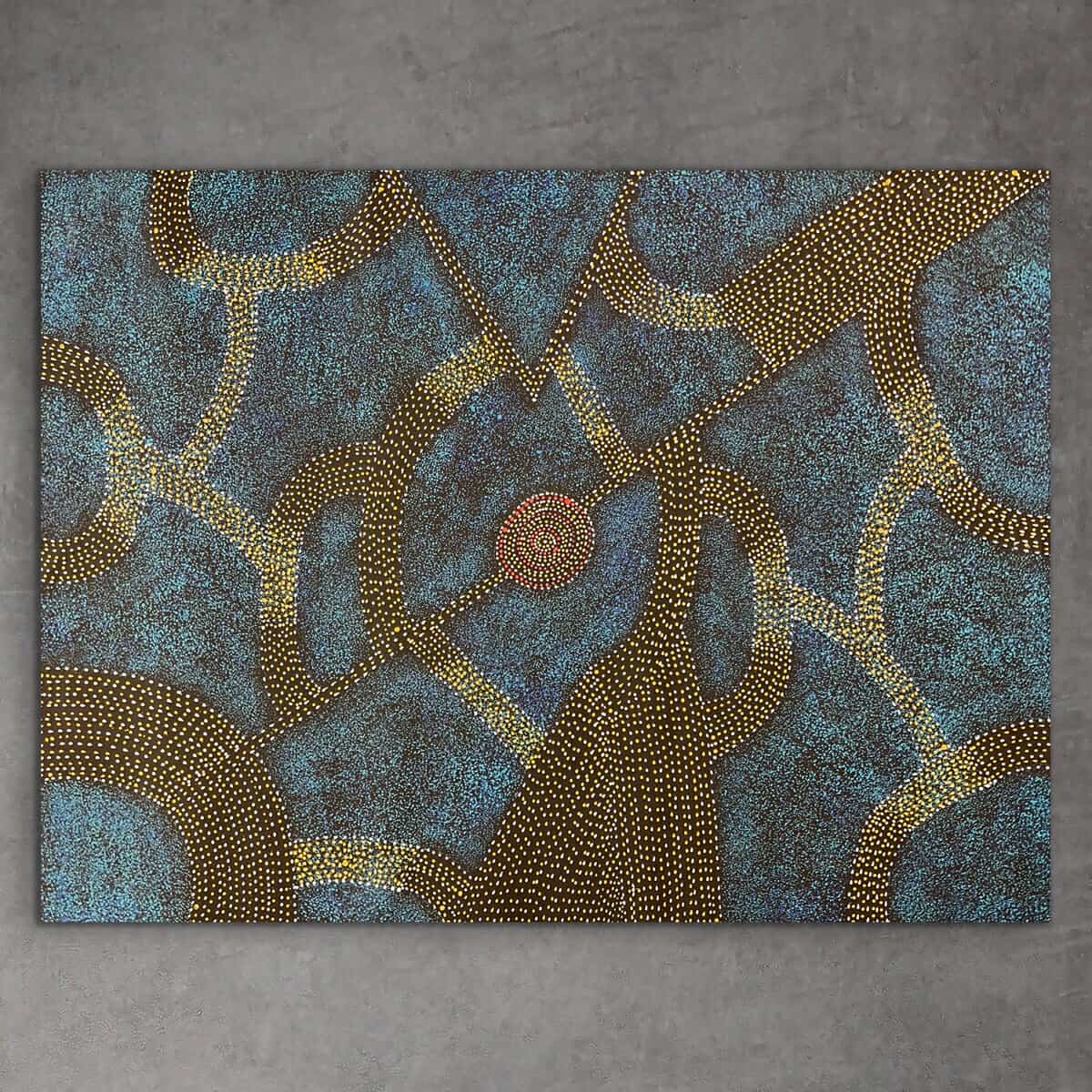 "Bush Plum" Roseanne Morton 128cm x 96cm