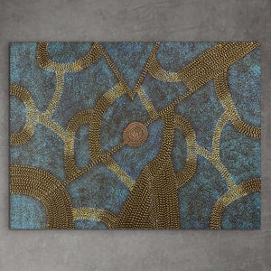 "Bush Plum" Roseanne Morton 128cm x 96cm