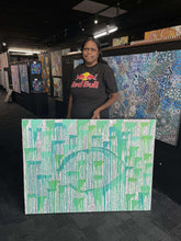 Load image into Gallery viewer, &quot;Mamungari (Spirit Woman)&quot; Renae Nakamarra Nelson 121cm x 91cm
