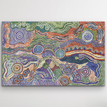 Load image into Gallery viewer, "Pukara" original Aboriginal painting by Susan Umatji Tjitayi, 182cm x 116cm - authentic Indigenous Australian artwork
