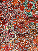 Load image into Gallery viewer, &quot;Bush Flower&quot; Bernadine Johnson Kemarre 173cm x 94cm
