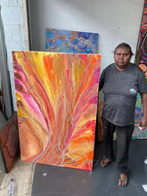 Load image into Gallery viewer, &quot;Pantu (Salt Lake)&quot; Janice Stanley 102cm x 153cm
