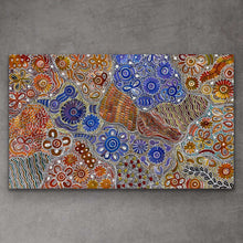 Load image into Gallery viewer, &quot;Bush Flower&quot; Bernadine Johnson Kemarre 133cm x 82cm
