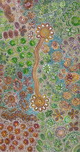 Load image into Gallery viewer, &quot;Bush Flower&quot; Bernadine Johnson Kemarre 173cm x 94cm
