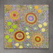 Load image into Gallery viewer, &quot;Budgerigar Dreaming&quot; Julieanne Nungurrayi Turner 40cm x 40cm
