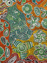 Load image into Gallery viewer, &quot;Bush Flower&quot; Bernadine Johnson Kemarre 81cm x 91cm
