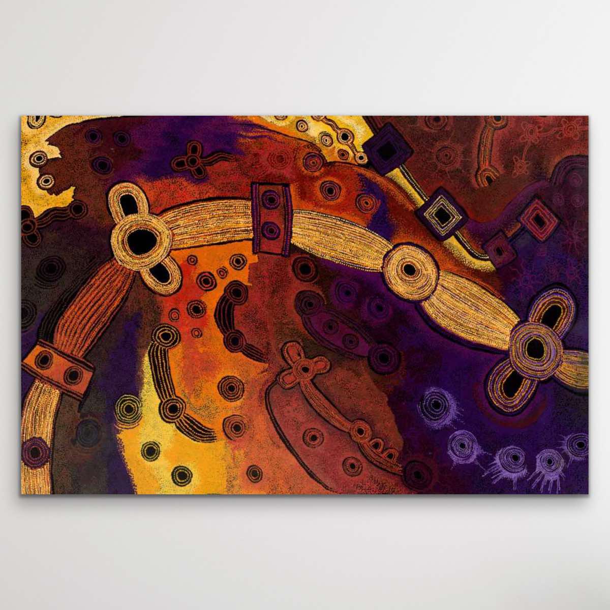 "Minyma Malilu" original Aboriginal painting by Print - authentic Indigenous Australian artwork