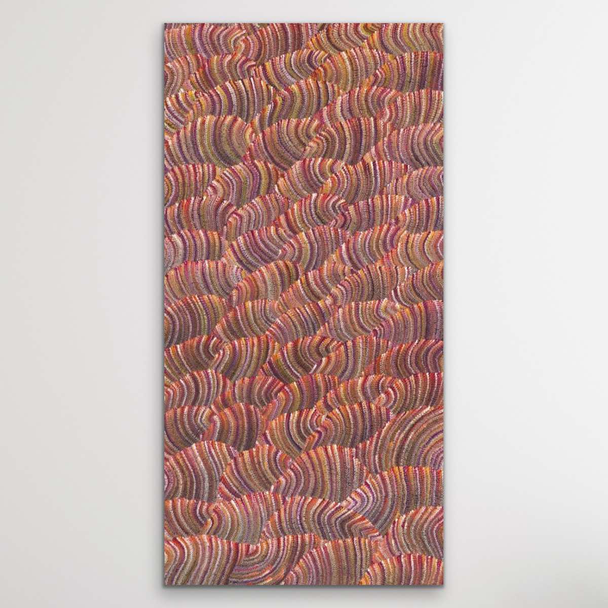 "Sand Dunes (Vertical)" original Aboriginal painting by Print - authentic Indigenous Australian artwork