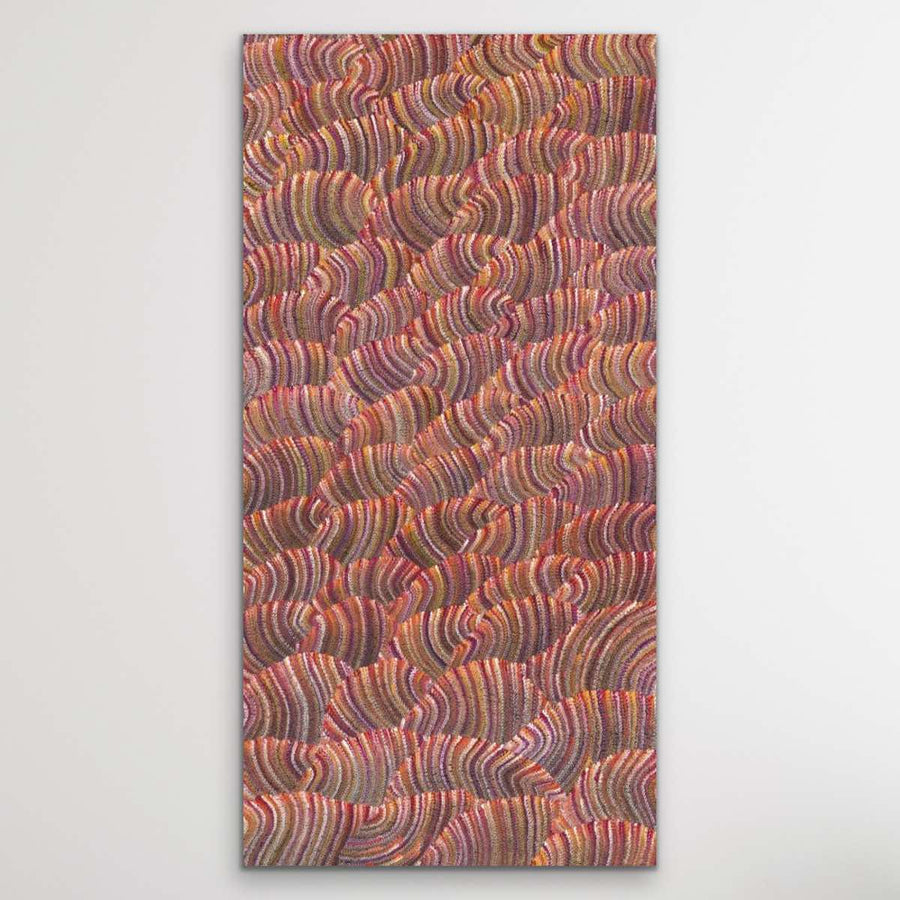 "Sand Dunes (Vertical)" original Aboriginal painting by Print - authentic Indigenous Australian artwork