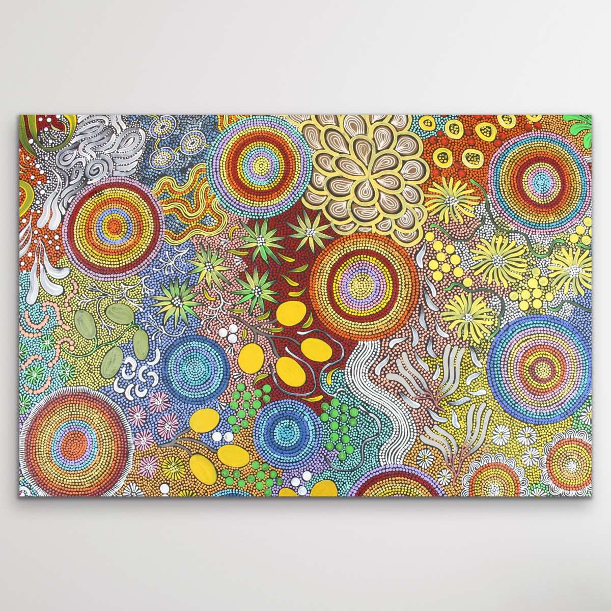 Julieanne Nungarrayi Turner "Budgerigar Dreaming" Print